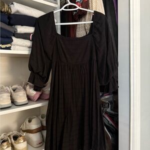 Entro Black Long Sleeve Dress